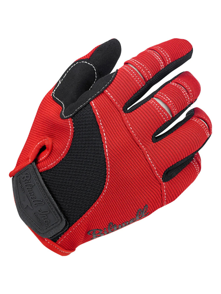Rękawice cross Biltwell Moto czerwono-czarne