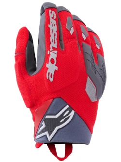 Rękawice motocyklowe Alpinestars Durack szaro-czerwone