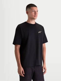 Koszulka z krótkim rękawem Alpinestars Checkback Oversized CSF czarna