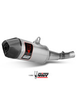 Tłumik motocyklowy Slip-On Line (Oval) MIVV do Honda CRF 450 R (21-) srebrny