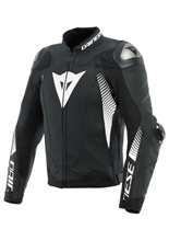 Kurtka motocyklowa skórzana Dainese Super Speed 4 czarno-biała