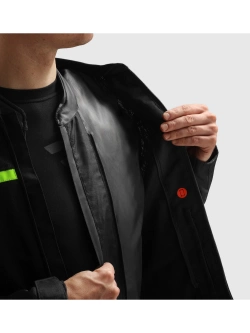 Kurtka motocyklowa tekstylna Rebelhorn Echo czarna-fluo