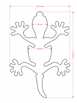 Tankpad Uniwersalny Onedesign gekon czarny