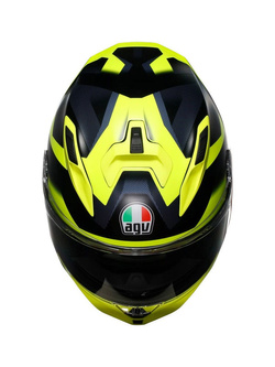 Kask integralny AGV K7 Glimpse czarno-żółty