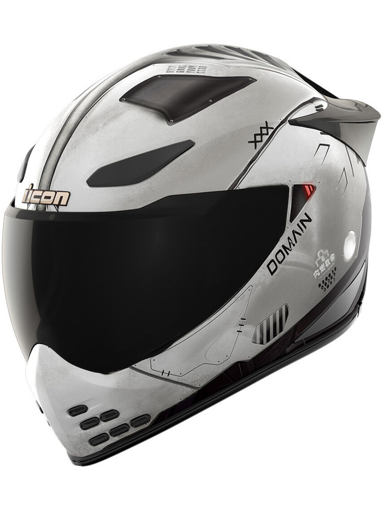 Kask integralny Icon Domain Future Proof szary