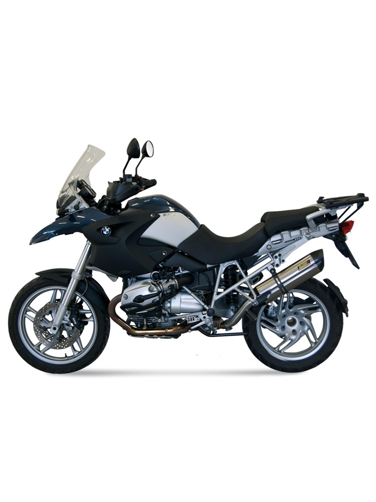 Tłumik motocyklowy Slip-On Line (Suono) MIVV do BMW R1200GS / Adventure (04-07) srebrny