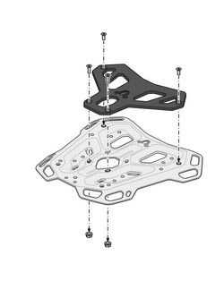Stelaż centralny Adventure-Rack SW-MOTECH Honda NT1100 (22-)