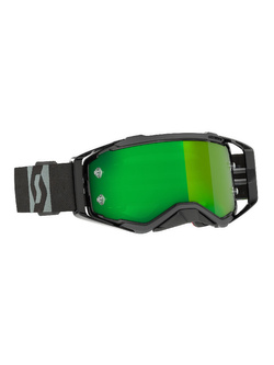 Gogle motocyklowe Scott Prospect z zieloną lustrzaną szybą czarno-zielone