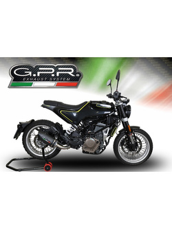 Tłumik G.P.R Furore Evo4 Nero [Slip-On, Black Aluminium] - Husqvarna Svartpilen 401 [18-19] e4