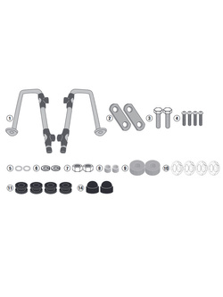 Mocowanie szyby GIVI 1168A Honda Super Cub C125 (18-)