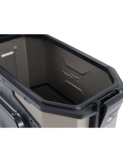 Kufer Hepco&Becker Xceed 38 srebrny - kufer boczny prawy [pojemność: 38L]