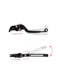 ZESTAW DŹWIGNI HAMULEC + SPRZĘGŁO BARRACUDA (KOMPLET) L+P BMW R NINE T [14-] / R 1200 R [06-]