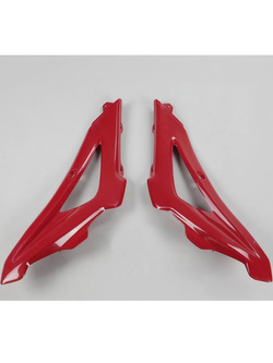 Osłony chłodnicy UFO do Husqvarna CR/WR 125 (06-08), CR 250 (06-13), TC 250/310/449/499/510 (05-07), TE-TX 250 (05-07), TE-TX 250 (05-07), WR 300 (09-13), TE 310/449/499/510/610 (05-07) czerwone