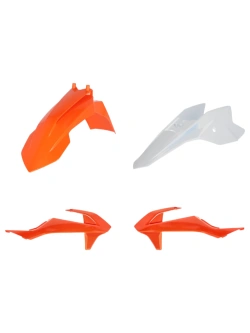 Zestaw plastików Acerbis KTM 50 SX (18-)/ GasGas MC 50 (22-23) pomarańczowo-biały