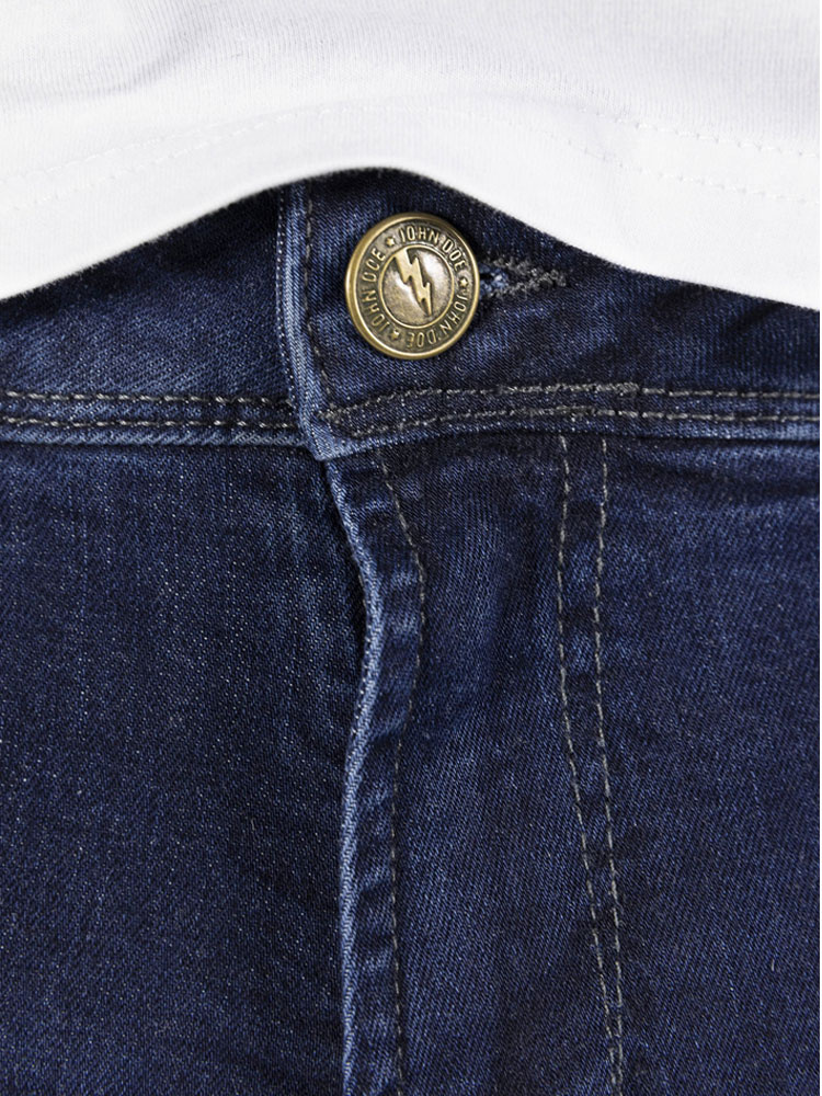 Jeansy motocyklowe John Doe Original granatowe