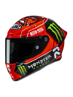 Kask integralny HJC RPHA 1 V2 Carbon Quartararo Replica czerwono-czarny
