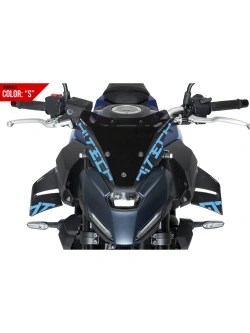 Spoilery boczne Puig D12 Yamaha MT-07/Y-AMT (25-) hydrografika S