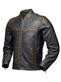 Kurtka motocyklowa skórzana Modeka Phinix brązowa