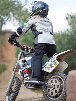 Spodnie motocyklowe dziecięce tekstylne Modeka EL Chango