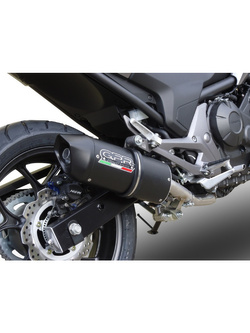 Tłumik G.P.R Furore Nero [Slip-On, Black Aluminium] - Honda NC 750 X / S Dct [14-15] e3