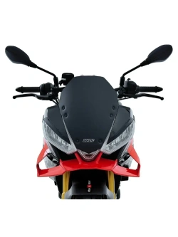 Szyba motocyklowa WRS Sport Aprilia Tuono V4 1100 (25-) czarna matowa