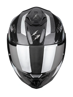 Kask integralny Scorpion EXO-1500 CARBON AIR Platted czarno-srebrny