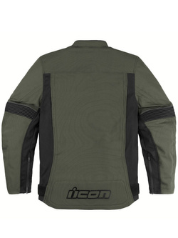 Kurtka motocyklowa tekstylna Icon Slabtown zielona