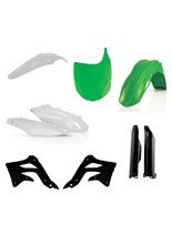 Pełny zestaw plastików Acerbis Kawasaki KX 450 F [12'] biało-czarno-zielony