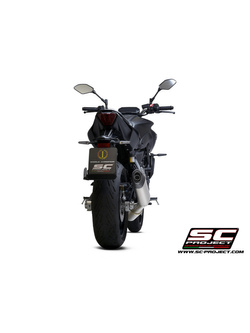 Pełny układ wydechowy 2-1, SC-Project SC1-S Titanium + Carbon [EURO5] - Yamaha MT-07 [21]