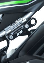 Uchwyty na pasy transportowe R&G do Kawasaki Ninja 125/ Z125 (19-)/ KLR 650 (22-) czarne