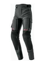 Spodnie motocyklowe tekstylne RST Pro Series Adventure D3O czarne