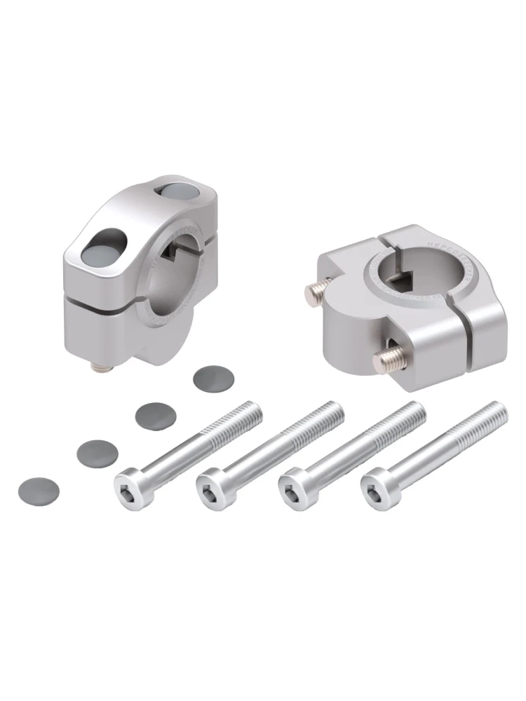Podwyższenie kierownicy Hepco&Becker Yamaha Tracer 9 GT/GT+/Y-AMT (25-) (20 mm) srebrne