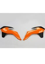 Osłony chłodnicy UFO do KTM SX / EXC / SX-F / EXC-F czarno-pomarańczowe