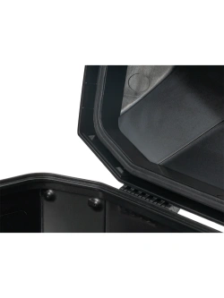 Kufer centralny plastikowy Hepco&Becker Xcore montowany na stelażu Smartrack czarno-srebrny (pojemność: 40 l)