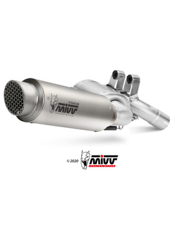 Tłumik motocyklowy Slip-On (GP Pro) MIVV do BMW F 900 R (20-) titanium