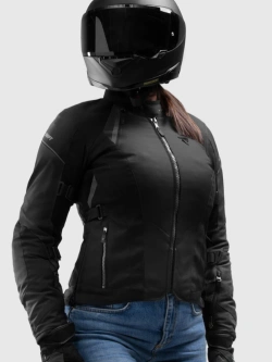 Kurtka motocyklowa damska tekstylna Rebelhorn Swift czarna