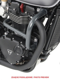 Gmole silnika Hepco&Becker Triumph Bonneville T 100/Black [17-25] chromowane