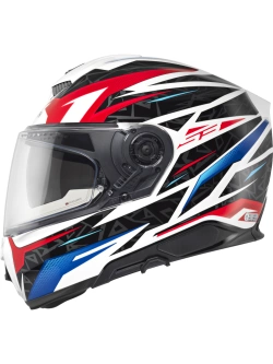 Kask integralny Schuberth S3 Thunder czarno-czerowono-niebieski połysk