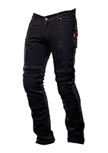 Jeansy motocyklowe 4SR Club Sport SKY czarne