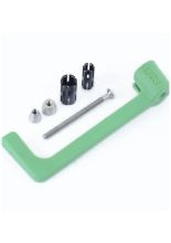 Osłona dźwigni hamulca/ sprzęgła R&G do Kawasaki ZX-6R (05-24)/ ZX-10R (06-20) zielona