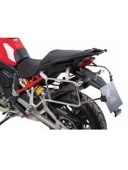 Zestaw: kufry boczne + stelaże Hepco&Becker Xplorer Cutout Ducati Multistrada V4/S/S Sport/Pikes Peak (21-)/Rally (23-) czarne