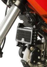 Osłona chłodnicy R&G aluminiowa do Ducati Hypermotard 796/1100 (12) czarna
