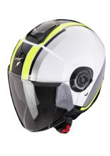 Kask otwarty Scorpion Exo-City II Vel biało-czarno-żółty