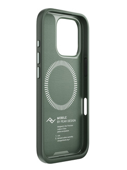 Etui Peak Design Mobile Everyday Fabric do smartfona iPhone 16 Pro zielone