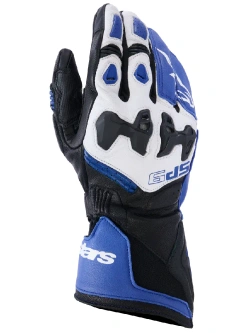 Rękawice motocyklowe Alpinestars SP-9 czarno-biało-niebieskie