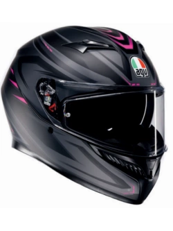 Kask integralny AGV K3 Syth czarno-różowy matowy