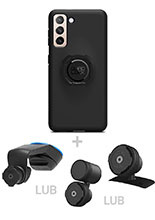 Zestaw do samochodu: etui na telefon Samsung Galaxy S21 oraz mocowanie Quad Lock