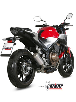 Tłumik motocyklowy Slip-On Line (MK3) MIVV do Honda CB 500 F (19-) srebrny