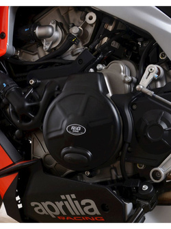 Osłona silnika R&G Racing Aprilia (wybrane modele) (lewa strona) czarna
