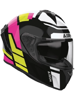 Kask integralny Airoh Spark 2 Lively Mint czarno-żółto-różowy połysk